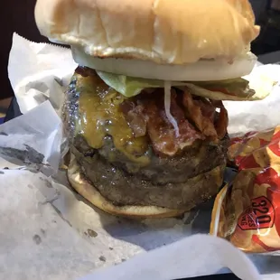 Double bacon cheeseburger