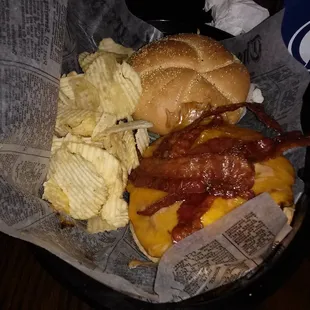 Peanut butter burger