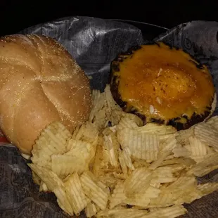 Cheddar burger