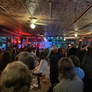 Upstairs stage and sitting.  We went this night for Dallas&apos;s very own Mike Morgan cd release party