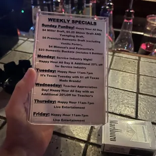 Specials