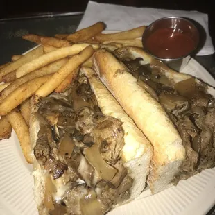 Mushroom Cheesteaks. Possibly the best in Philly.