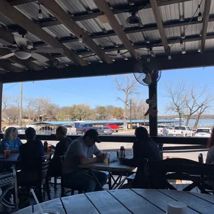 Lakeview from outdoor seating area