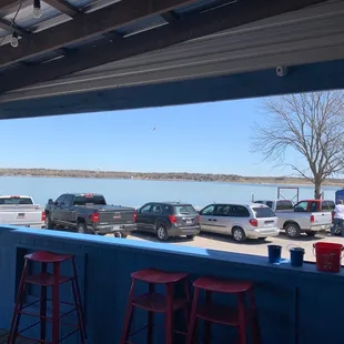 Lakeview from outdoor seating area