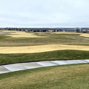 The Golf Course View from the Patio on a Late Winter Day