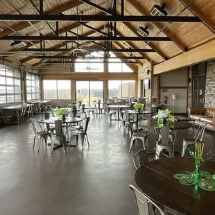 Patio Area (Rollup Doors and Golf Course View on the Left)
