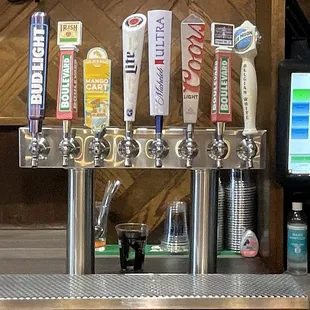 Eight Beers on Tap