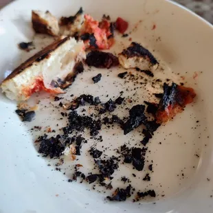 The burnt pizza at the new and current Tavern at the Square in New Wilmington PA.