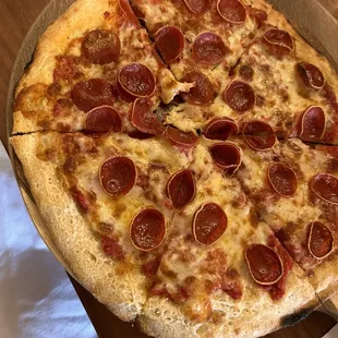Pepperoni pizza