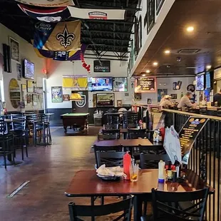 the interior of a restaurant