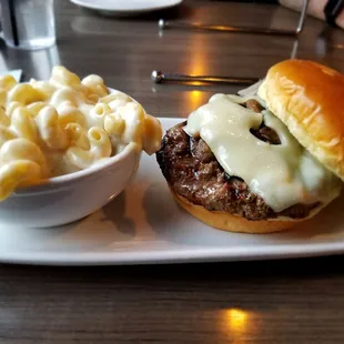 Mushroom Swiss Burger