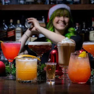 Holiday cocktails - bar