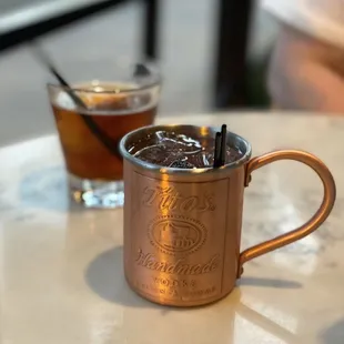 Blackberry mule and old fashion