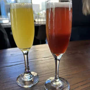 Bottomless mimosas (orange &amp; pomegranate)