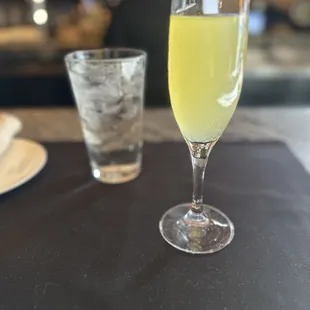 Game day starts now! Mimosa along with seat at the bar!
