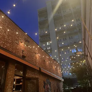 outside