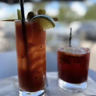 Bloody Mary... and (ugh I can&apos;t remember the name something about last night - it has tequila!)