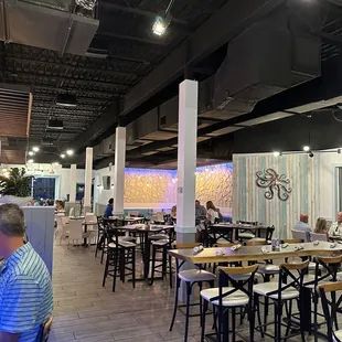 Open dining room