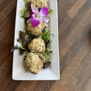 Crab stuffed mushrooms