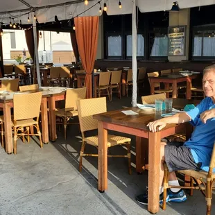 I'd say we were Covid-19 safe outside.