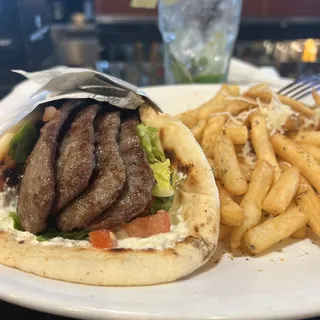 Gyro Pita   Opa Fries