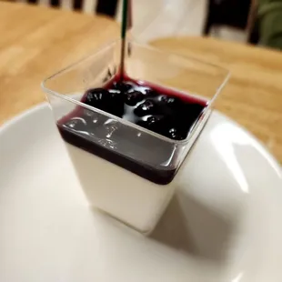 Panna Cotta with Berries