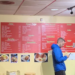 Inside menu