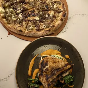 Fungo pizza, Chicken entree