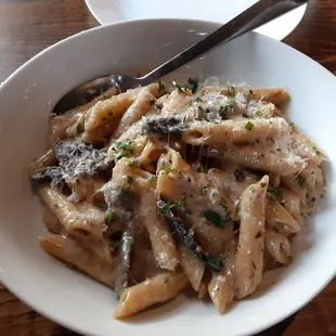 Delicious mushroompasta