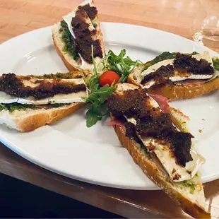 Brie lovers beware this beauty is bomb!!!!!!!! &quot;Crostini&quot; on the Anti Pasti part of the menu!