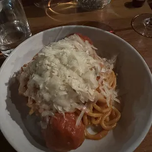 Spaghetti and Meatballs