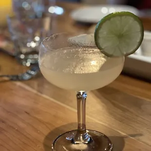 Bartenders choice HH cocktail ($10 - Smoky mezcal grapefruit gimlet)