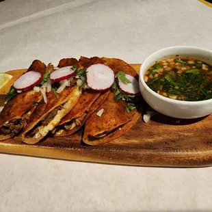 Beef Birria tacos
