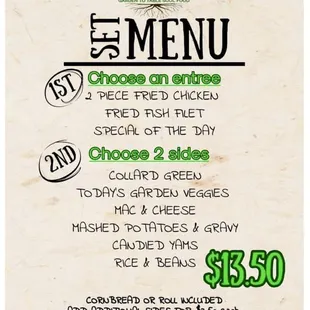 Main menu