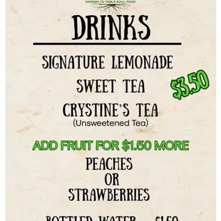 Drinks