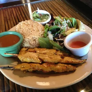 Chicken Satay Lunch Special