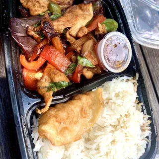 Spicy Eggplant Lunch Special