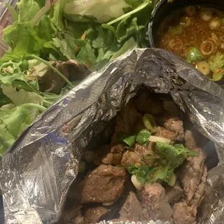 Crying Tiger Sizzling Beef