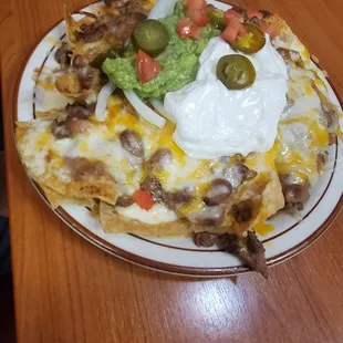 Asada Nachos! 8.5/10 rating