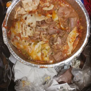 Only place to put it was in the trash.