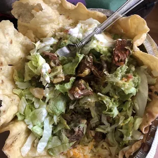 Fiesta Beef Tostada