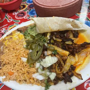 Carne Asada Plate