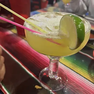 Margarita, on the rocks