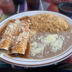Beef burritos