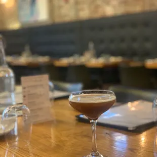 Pumpkin espresso martini