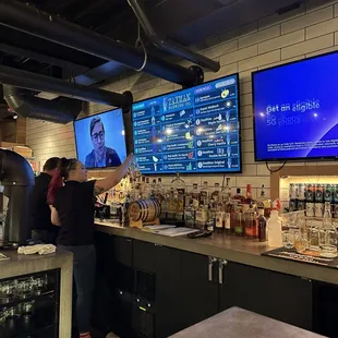 Inside bar area