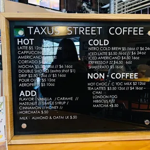 Menu (Mar 2023)