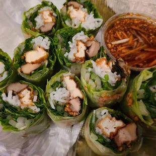 Vegetarian Spring Rolls $9.95
