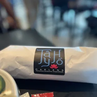 Wrapped steak sandwich (banh mi) $18