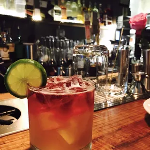 Tay ho introducing the New York Sour.